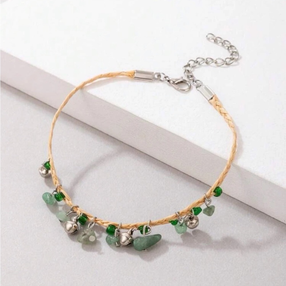 WOVEN ROPE ANKLE BRACELET - Picture 3 of 4